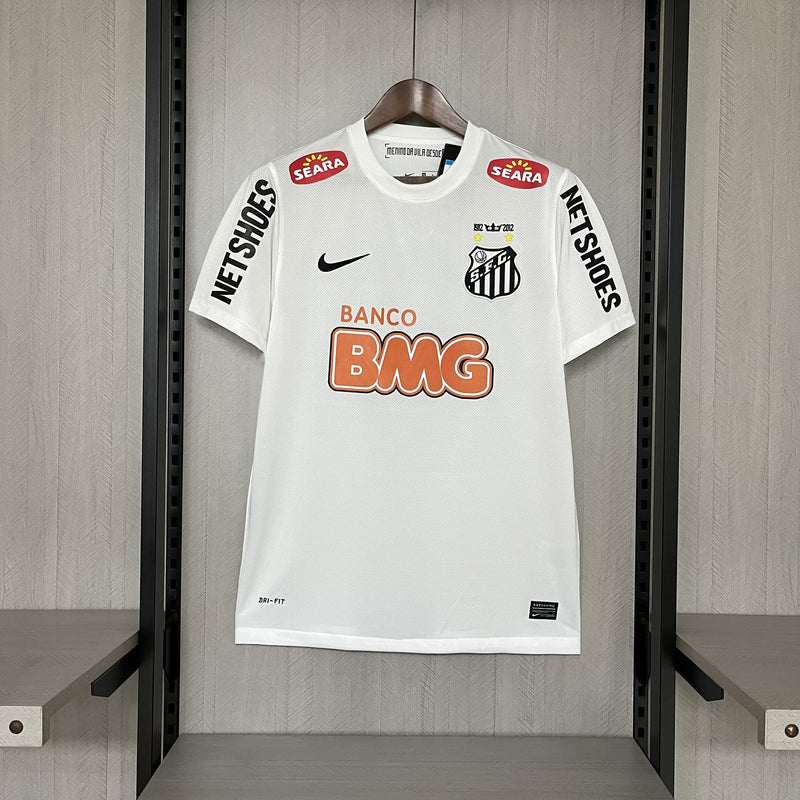 Camisa Santos Home 12/13 Retrô - Branca