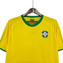Camisa Brasil Home 1970 Retrô - Amarela