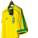 Camisa Brasil Home 1998 Retrô - Amarela