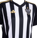 Camisa Atlético Mineiro Feminina Home 25-26 - Preta e Branca
