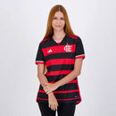 Camisa CRF Feminina Home 24/25 - Preta e Vermelha