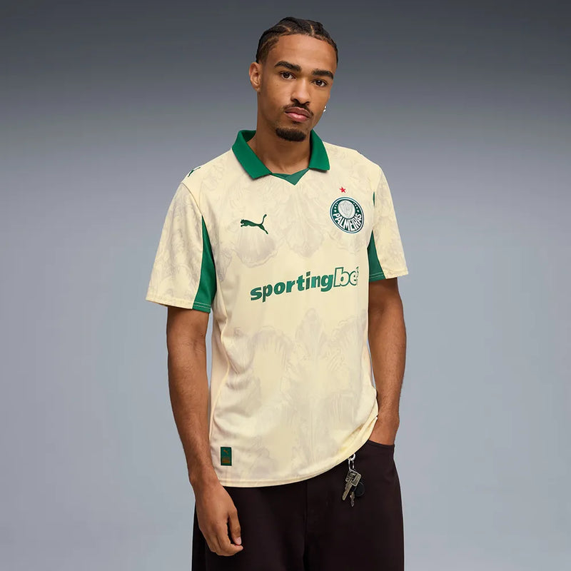 Camisa Palmeiras X Kidsuper 25/26 - Bege Claro