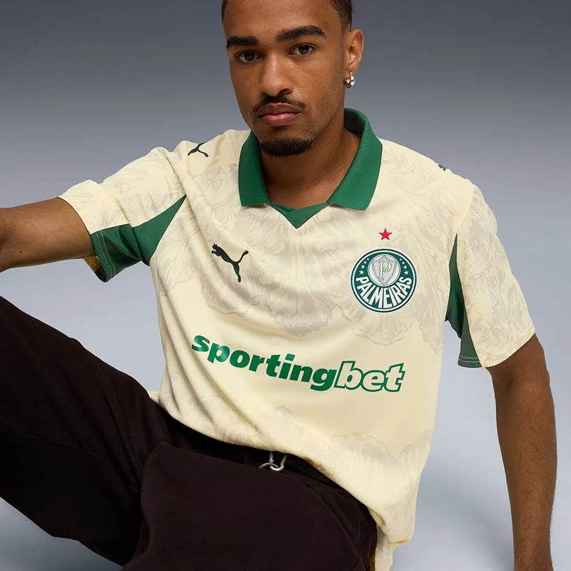 Camisa Palmeiras X Kidsuper 25/26 - Bege Claro
