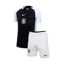 Conjunto Infantil Corinthians II 25/26 - Preto e Branco