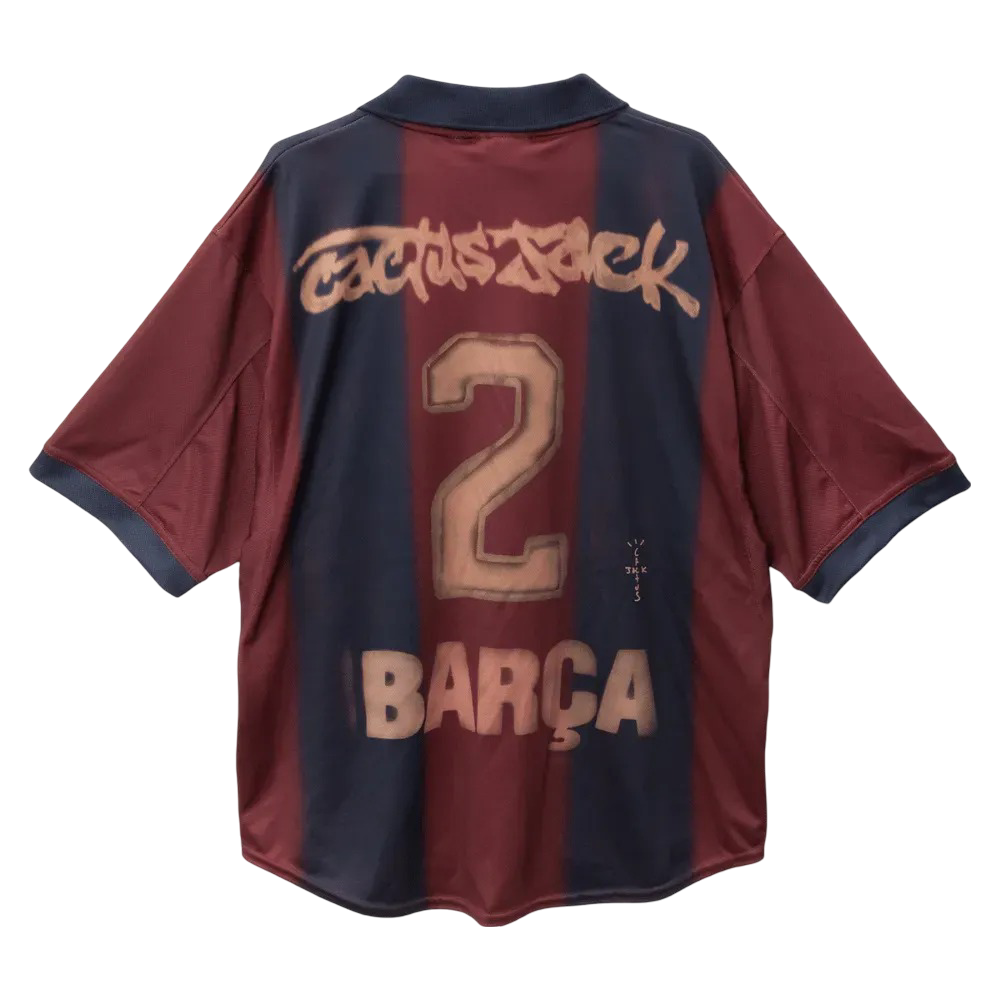 ウェア Travis Scott xNikexFCBarcelona Jersey Travis Scott x FC Barcelona 2024/25 Match Away Cactus Jack Jersey
