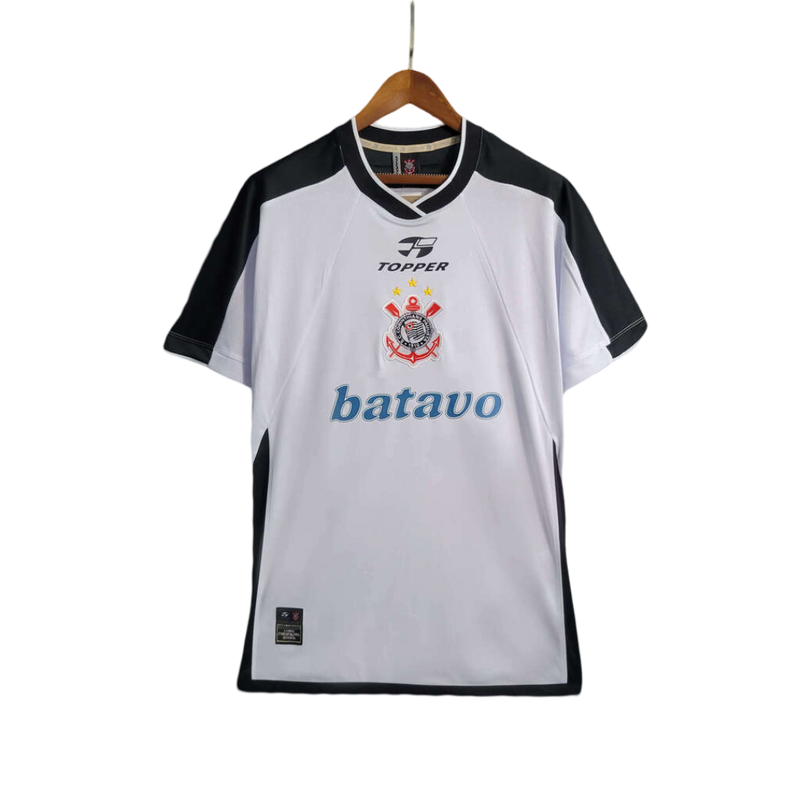Camisa Corinthians Home Retrô 2000 - Branca