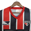 Camisa São Paulo Away 1991 Retrô - Preta e Vermelha
