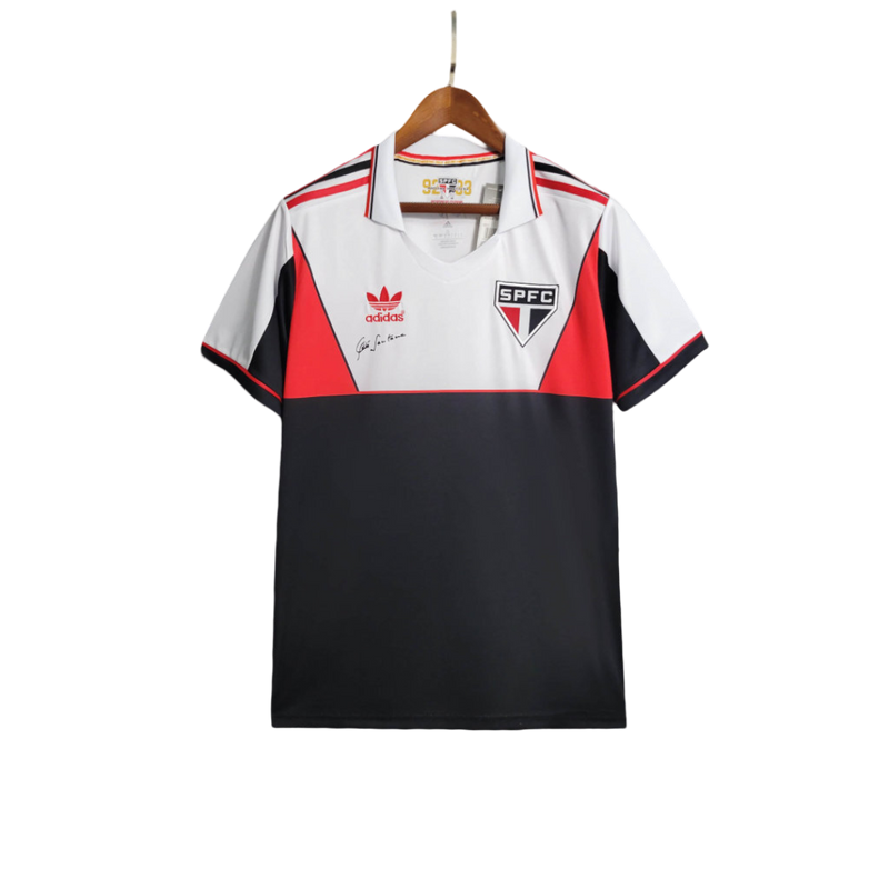 Camisa São Paulo Memorial Edition 1992 Retrô - Branca e Preta