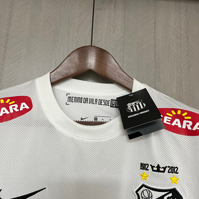 Camisa Santos Home 12/13 Retrô - Branca