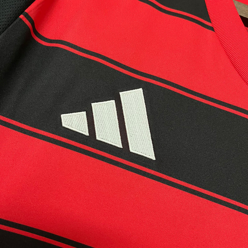 Camisa CRF Home 25/26 - Preta e Vermelha - C/ Patrocínios