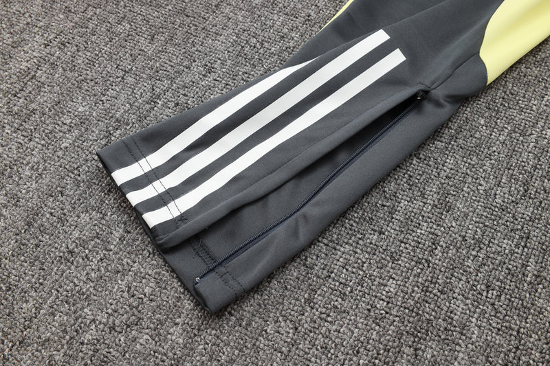 Conjunto de Frio Atlético-MG 24/25 - Cinza Escuro C/ Zíper
