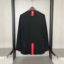 Camisa Manchester United Third Manga Longa 07/08 Retrô - Preta