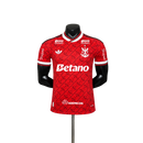 Camisa CRF Home 26/27 Jogador - Preta e Vermelha - C/ Patrocínios