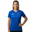 Camisa Cruzeiro Home Feminina 26/27 - Azul