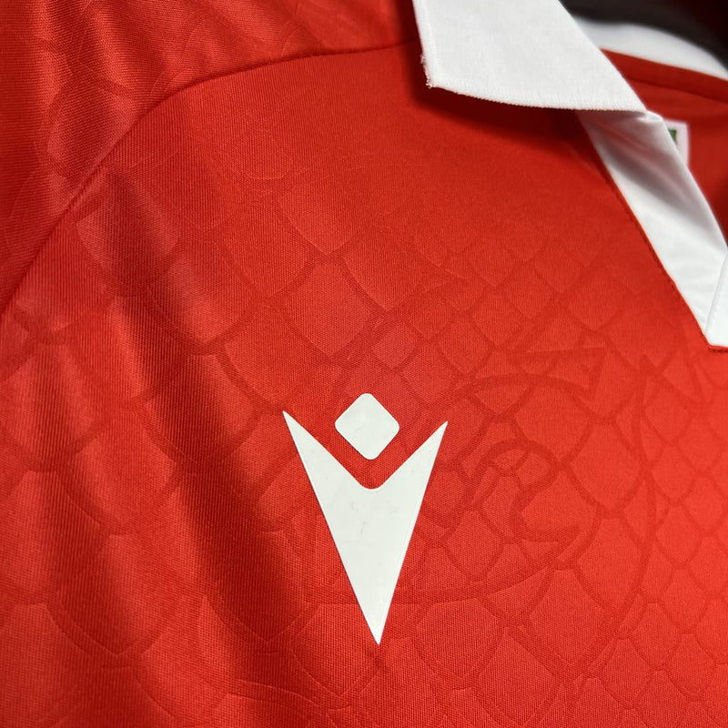 Camisa Wrexham Home 24/25 - Vermelha