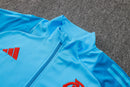 Conjunto de Frio CRF Treino 25/26 - Azul Claro - Com Zíper
