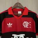 Camisa Flamengo Home 1987 Retrô - Preta e Vermelha