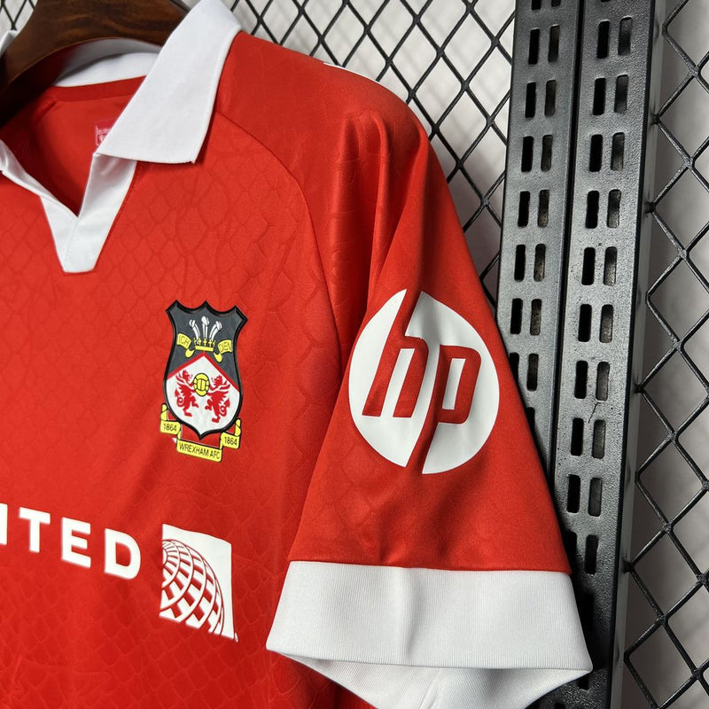 Camisa Wrexham Home 24/25 - Vermelha