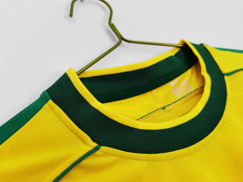 Camisa Brasil Home 1998 Retrô - Amarela