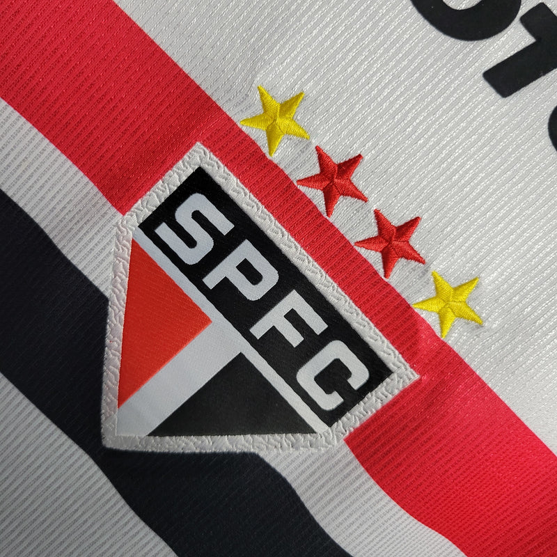Camisa São Paulo Home 2000 Retrô - Branca