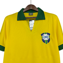 Camisa Brasil Home 1958 Retrô - Amarela