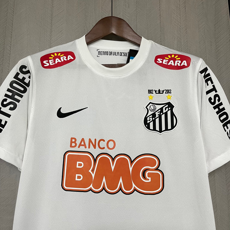 Camisa Santos Home 12/13 Retrô - Branca