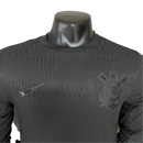 Camisa Corinthians Away 24/25 Jogador Manga Longa - Preta
