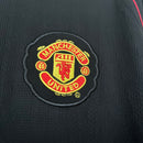 Camisa Manchester United Third Manga Longa 07/08 Retrô - Preta
