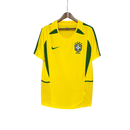 Camisa Brasil Home 2002 Retrô - Amarela
