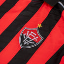 Camisa Vitória Home Feminina 25/26 - Vermelha e Preta