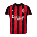 Camisa Milan Feminina Home 25/26 - Preta e Vermelha