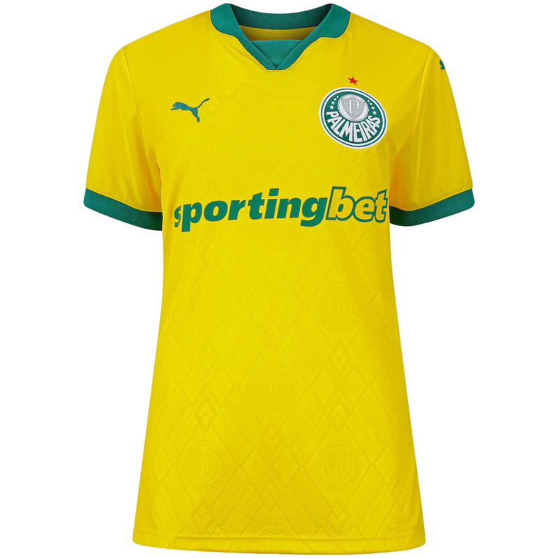 Camisa Palmeiras Feminina Third 25/26 - Amarela