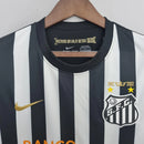 Camisa Santos Away 12/13 NEYMAR JR/11 Retrô - Branca e Preta