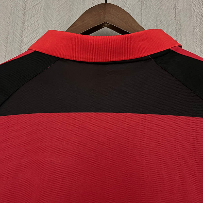 Camisa Flamengo Home 1987 Retrô - Preta e Vermelha