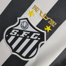 Camisa Santos Away 12/13 Retrô - Preta e Branca