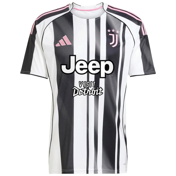 Camisa Juventus Home 25/26- Branca e Preta