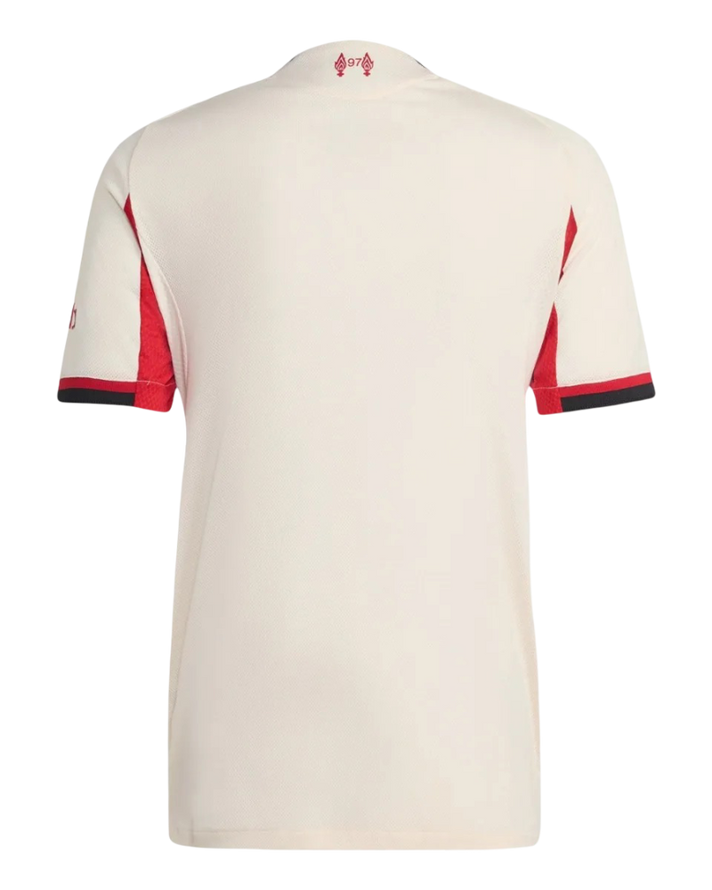 Camisa Liverpool Away 25/26 Jogador - Creme