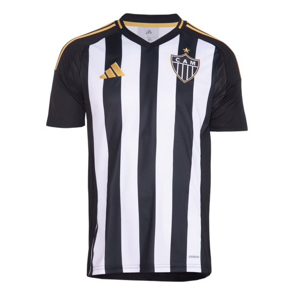 Camisa Atlético Mineiro Home 25/26 - Preta e Branca