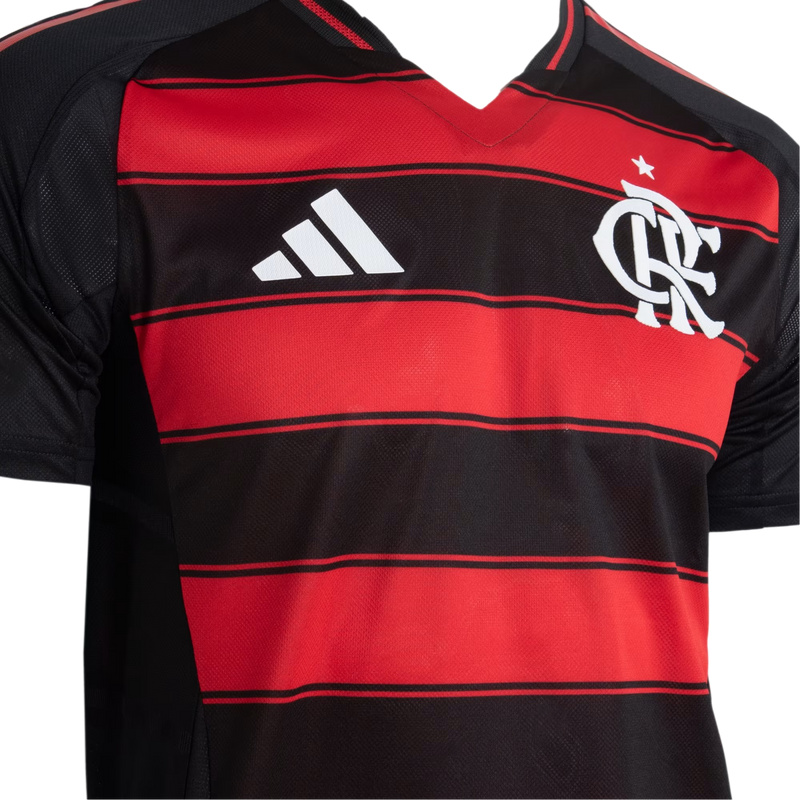 Camisa CRF Home 25/26 Jogador - Preta e Vermelha