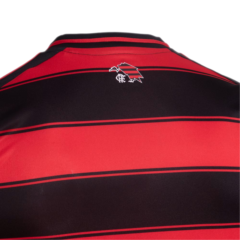 Camisa CRF Home 25/26 Manga Longa - Preta e Vermelha