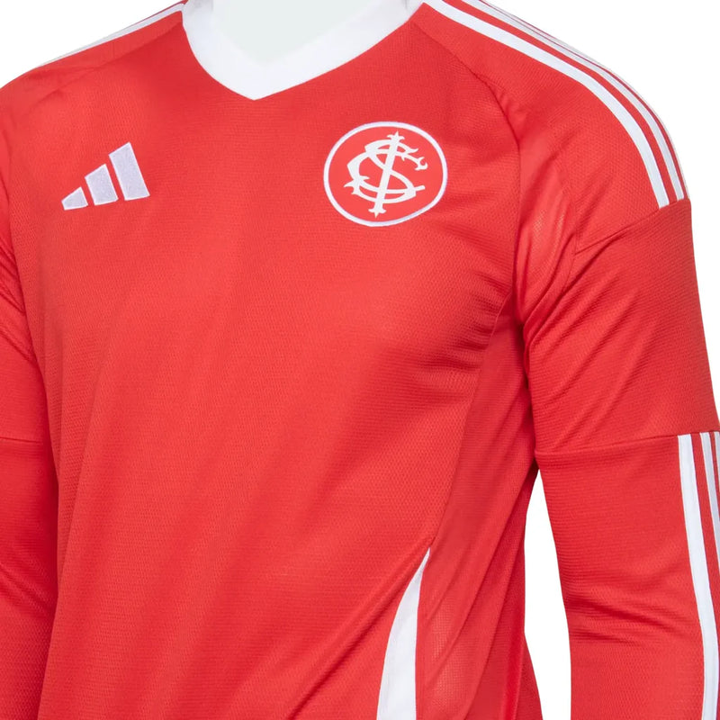 Camisa Internacional Home 25/26 Manga Longa - Vermelha