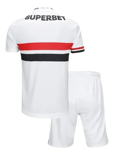 Conjunto Infantil São Paulo I 25/26 - Branco