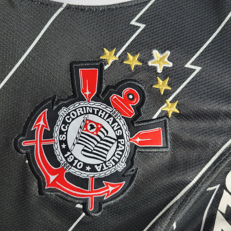 Camisa Corinthians Away Retrô 11/12 - Preta
