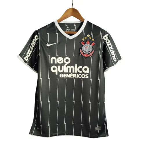 Camisa Corinthians Away Retrô 11/12 - Preta