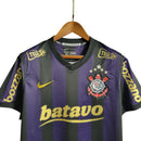Camisa Corinthians Away Retrô 09/10 - Preta e Roxa