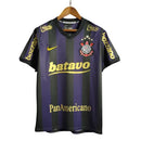 Camisa Corinthians Away Retrô 09/10 - Preta e Roxa