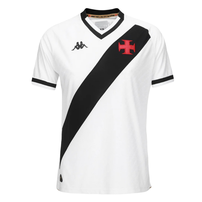 Camisa Vasco Away 25/26 Feminina - Branca e Preta