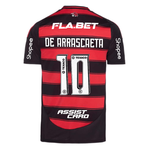 Camisa CRF Home 25/26 - Preta e Vermelha - C/ Patrocínios