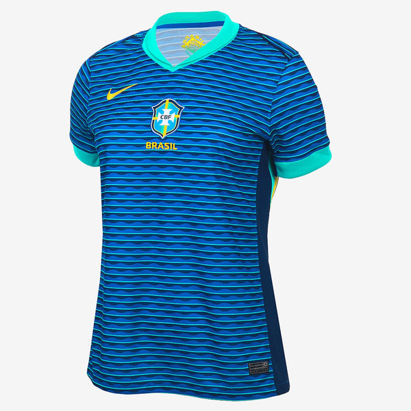 Camisa Brasil Away Feminina 2024 - Azul