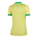 Camisa Brasil Home Feminina 2024 - Amarela
